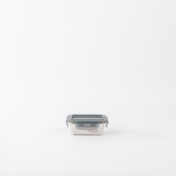 Set aus 7 Edelstahl-Lebensmittelbehältern - PIKA°