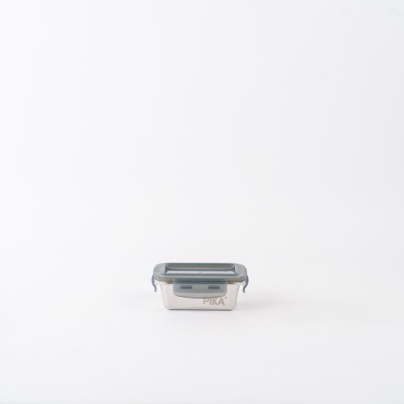 Set aus 7 Edelstahl-Lebensmittelbehältern - PIKA°