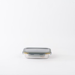 Set aus 7 Edelstahl-Lebensmittelbehältern - PIKA°