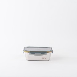 Set aus 7 Edelstahl-Lebensmittelbehältern - PIKA°