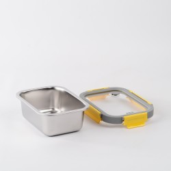 MetalShock 800ml Edelstahl-Frischhaltebehälter | Premium Qualität - PIKA°