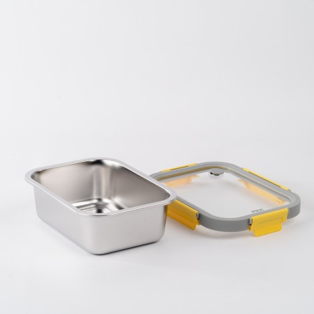 MetalShock 1200ml Stainless Steel Box | Sustainable Preservation - PIKA