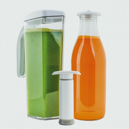 Vacuum Juice Storage Kit | Carafe, Pump, Lid - PIKA