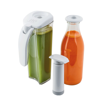 Kit de conservation de Jus sous vide : Carafe, Pompe et Couvercle