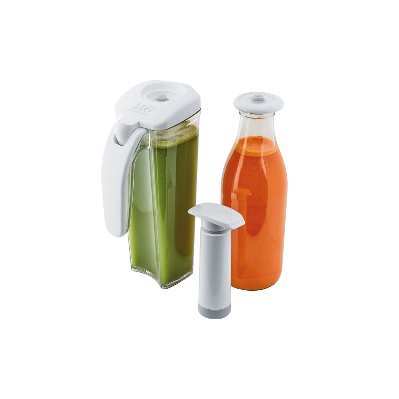 Vacuum Juice Storage Kit | Carafe, Pump, Lid - PIKA